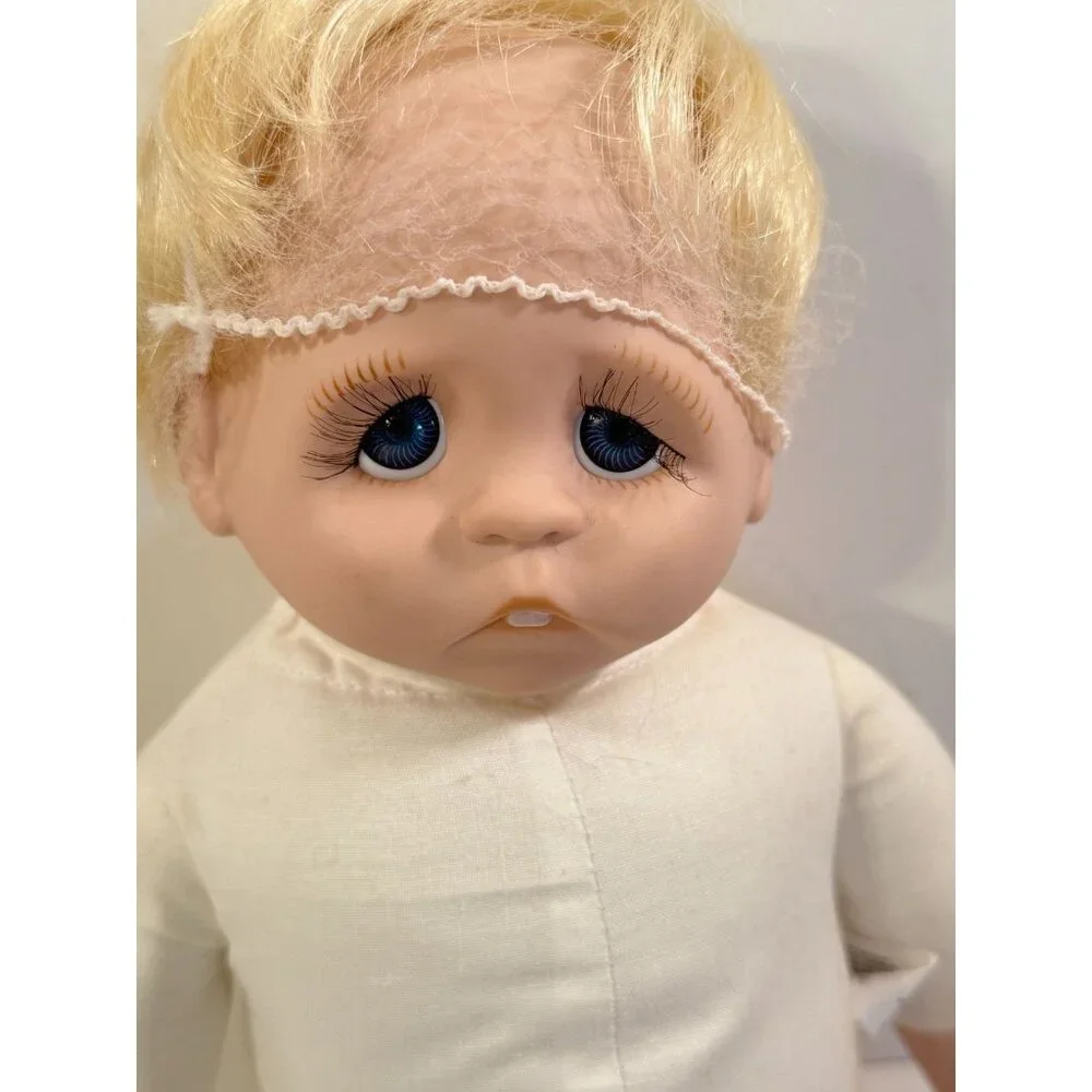 Vintage Gimme A Hug Craft Pouty Doll Bonita Worthing Cute Blonde Boy Teeth